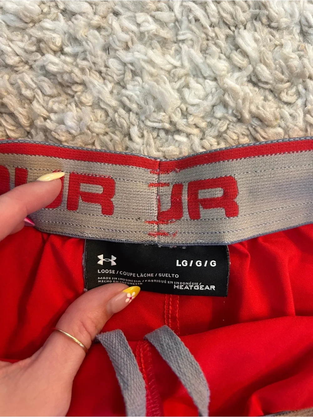 Under Armour Red Men's Training Shorts